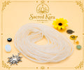 Clear, Permanent, Tie on, Micro Ghana Glass Waist Beads 2mm