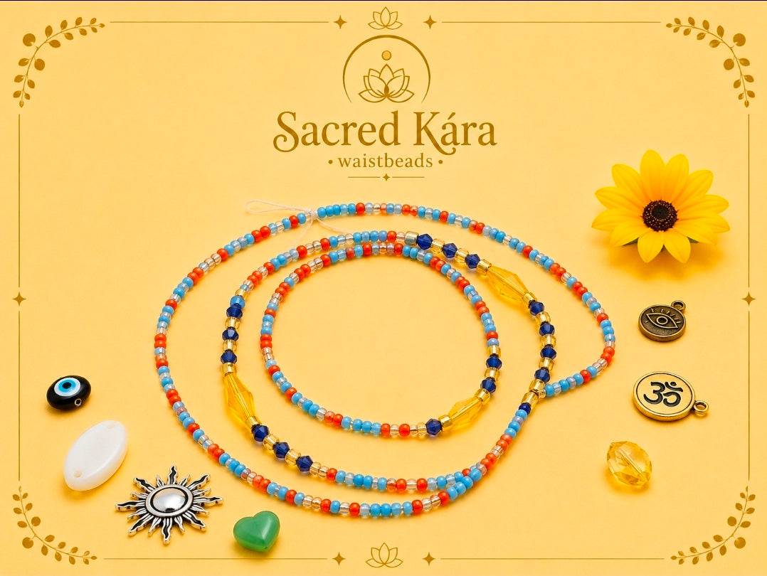 Mandarin Azure Set, 2mm, Permanent, Glass Beads